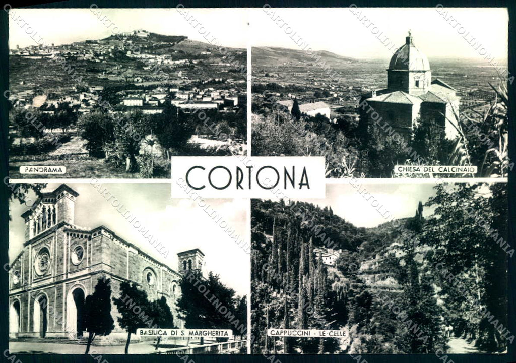 Arezzo Cortona Basilica S. Margherita Alterocca 22536 Foto FG cartolina JK0216 – fronte