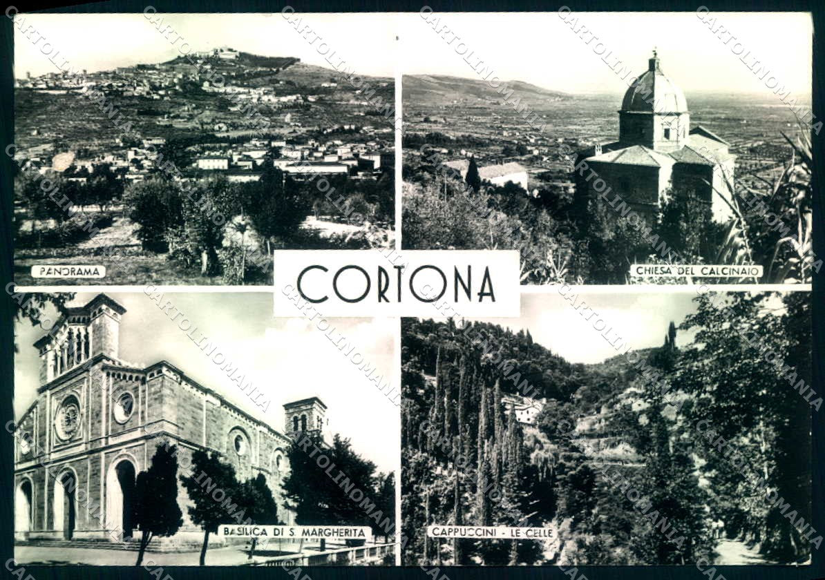 Arezzo Cortona Basilica S. Margherita Alterocca 22536 Foto FG cartolina JK0216 – fronte