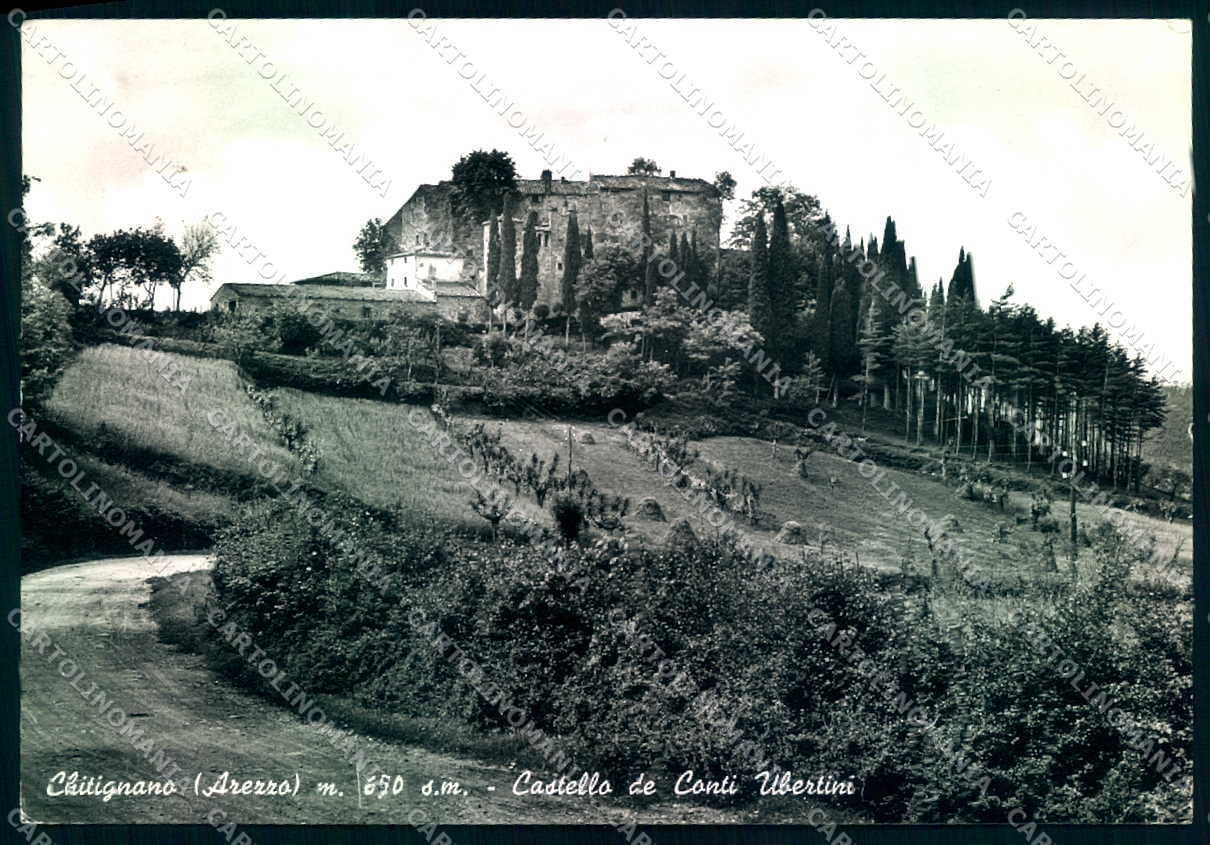 Arezzo Chitignano Castello Conti Ubertini Foto FG cartolina JK0217 – fronte