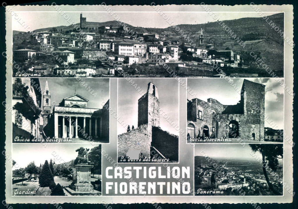 Arezzo Castiglion Fiorentino Chiesa della Collegiata Foto FG cartolina JK0222 – fronte