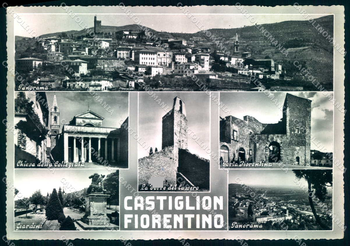 Arezzo Castiglion Fiorentino Chiesa della Collegiata Foto FG cartolina JK0222 – fronte