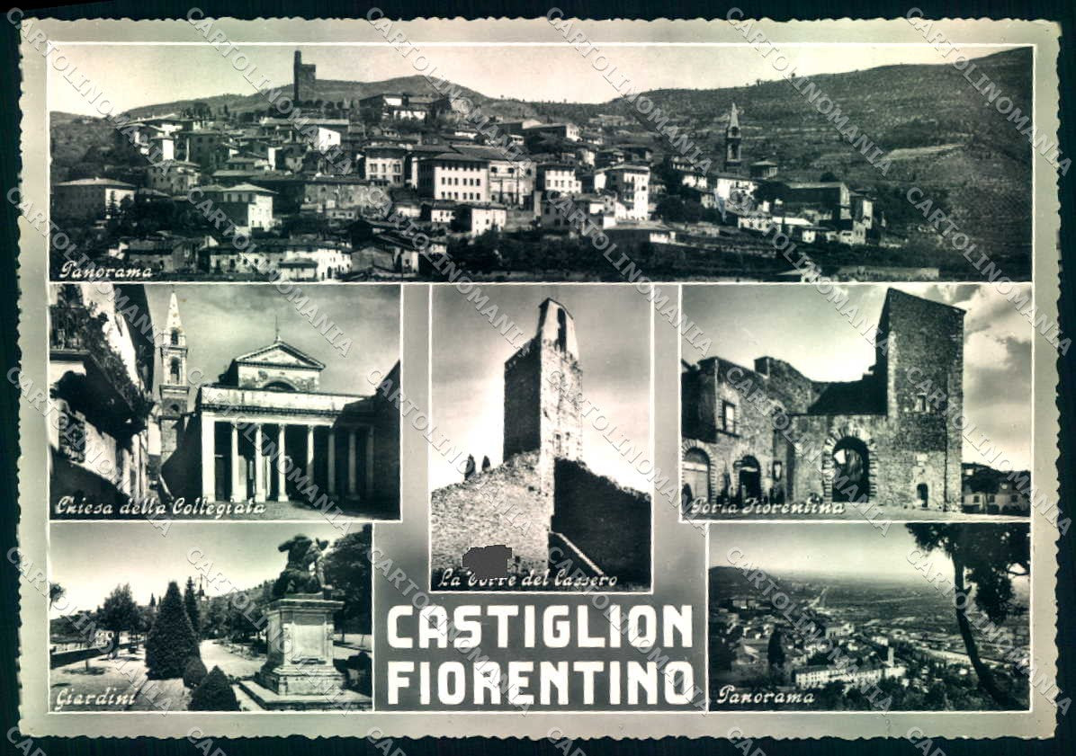 Arezzo Castiglion Fiorentino Chiesa della Collegiata Foto FG cartolina JK0223 – fronte
