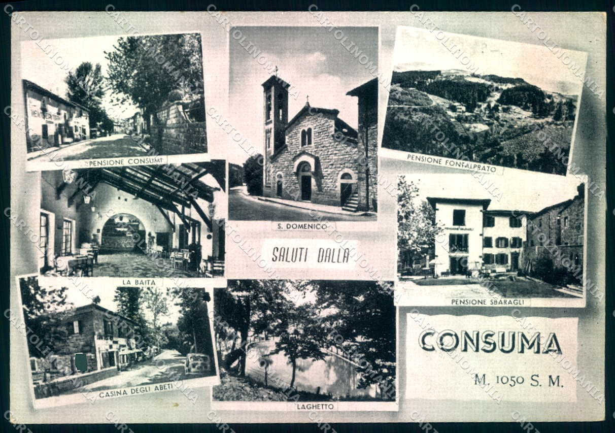 Firenze Consuma Chiesa San Domenico Alterocca 2321 saluti da FG cartolina JK0228 – fronte