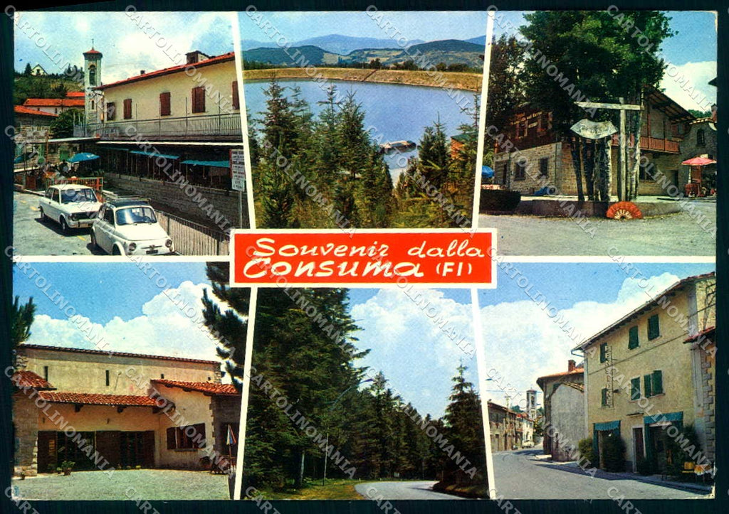 Firenze Consuma souvenir da FG cartolina JK0232 – fronte