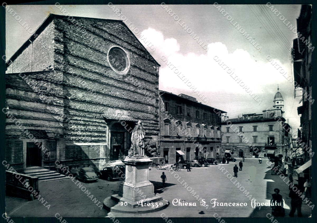 Arezzo Città Chiesa San Francesco Foto FG cartolina JK0235 – fronte