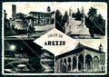 Arezzo Città Monumento Petrarca PIEGHINE saluti da Foto FG cartolina JK0237 – fronte