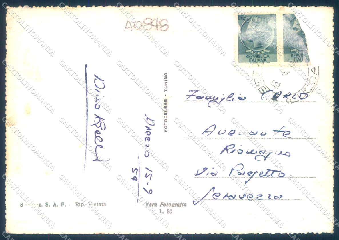 Arezzo Città Via Guido Monaco Foto FG cartolina JK0238 – retro