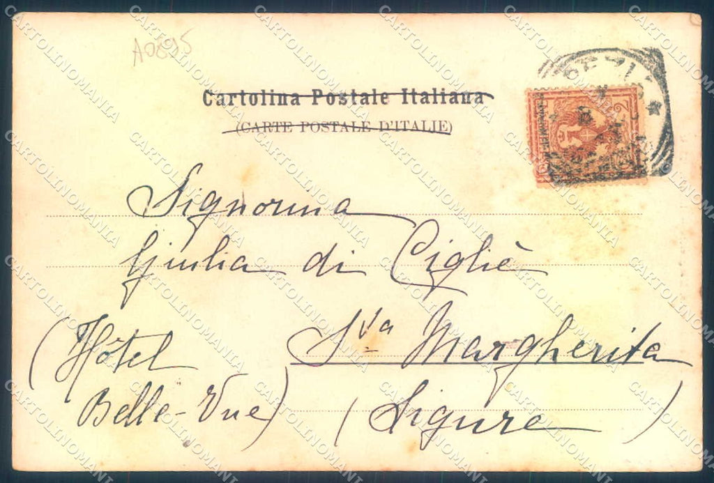 La Spezia Città Corso Cavour cartolina JK0251 – retro