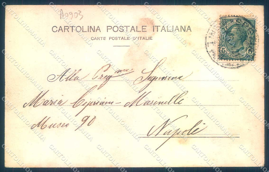 La Spezia Città Via Prione cartolina JK0253 – retro