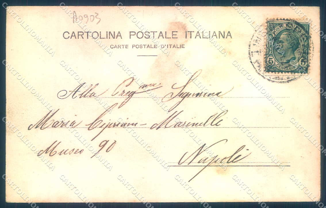 La Spezia Città Via Prione cartolina JK0253 – retro