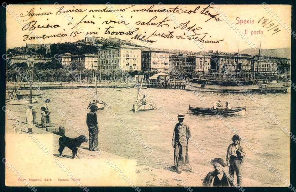 La Spezia Città Porto cartolina JK0260 – fronte