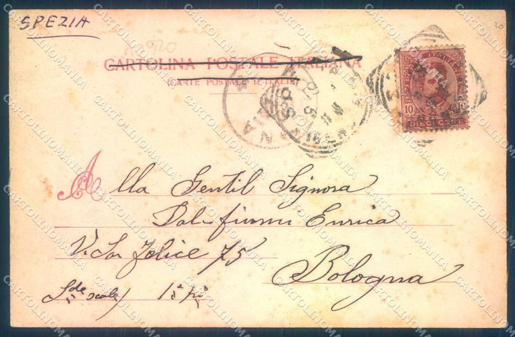 La Spezia Città Porto cartolina JK0260 – retro