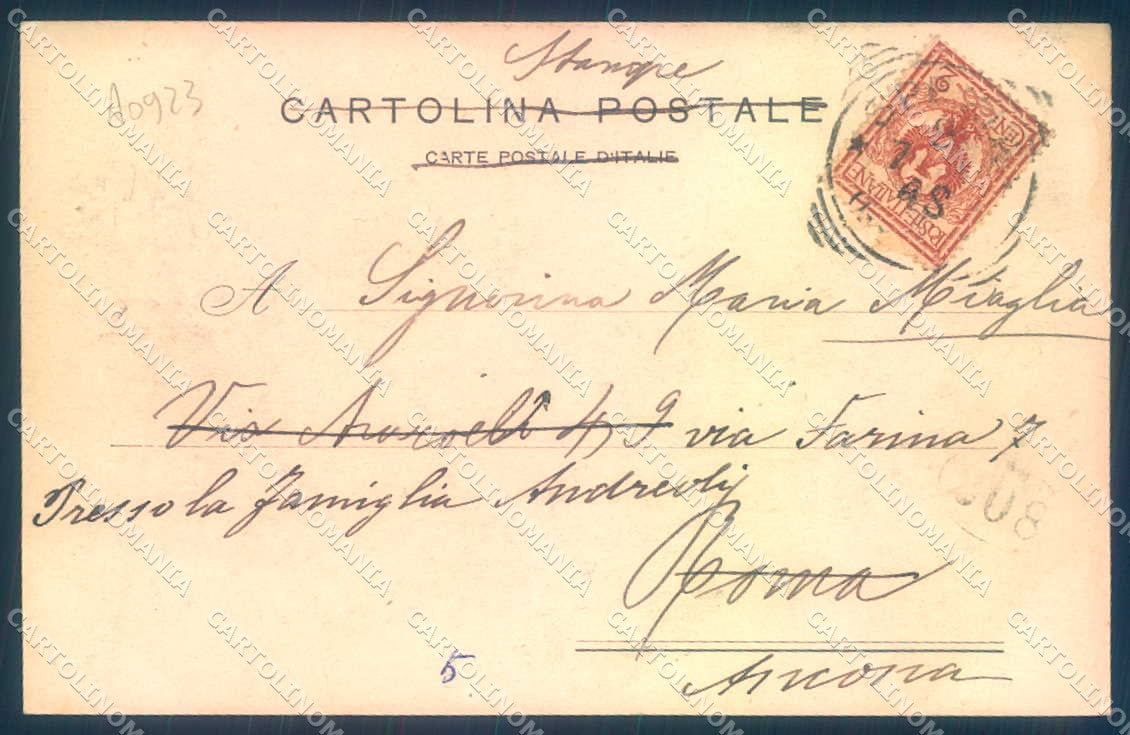 La Spezia Città Corso Cavour cartolina JK0262 – retro