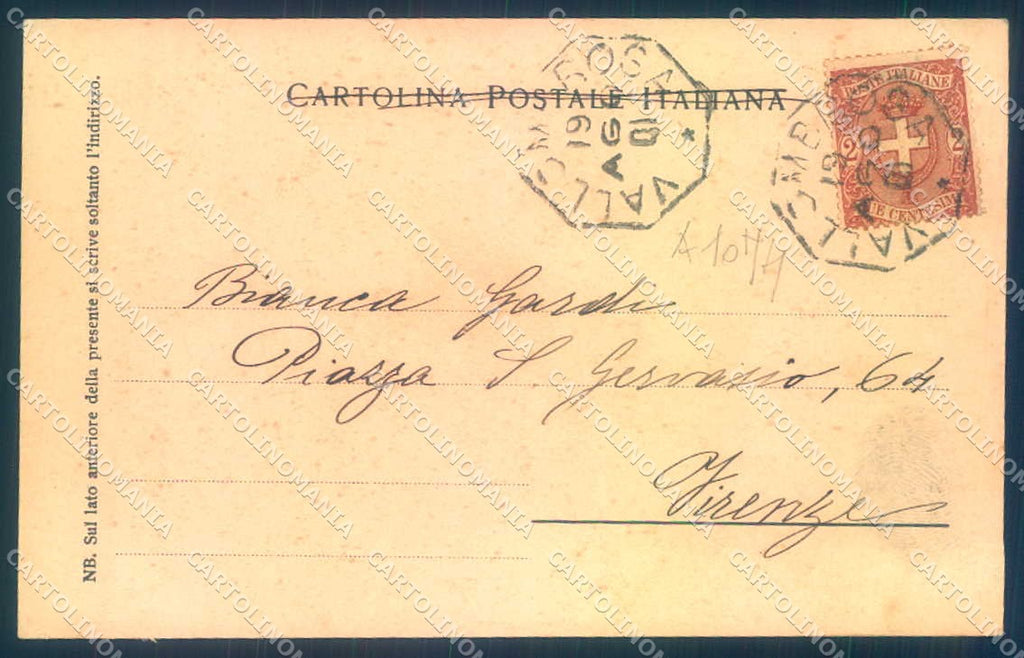 Firenze Vallombrosa Istituto Forestale cartolina JK0281 – retro