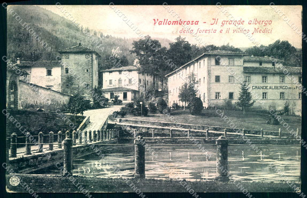 Firenze Vallombrosa Grande Albergo della Foresta Alterocca 3845 cartolina JK0289 – fronte