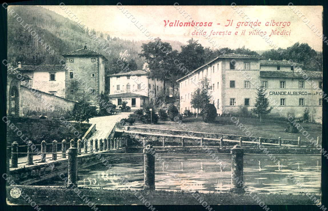 Firenze Vallombrosa Grande Albergo della Foresta Alterocca 3845 cartolina JK0289 – fronte