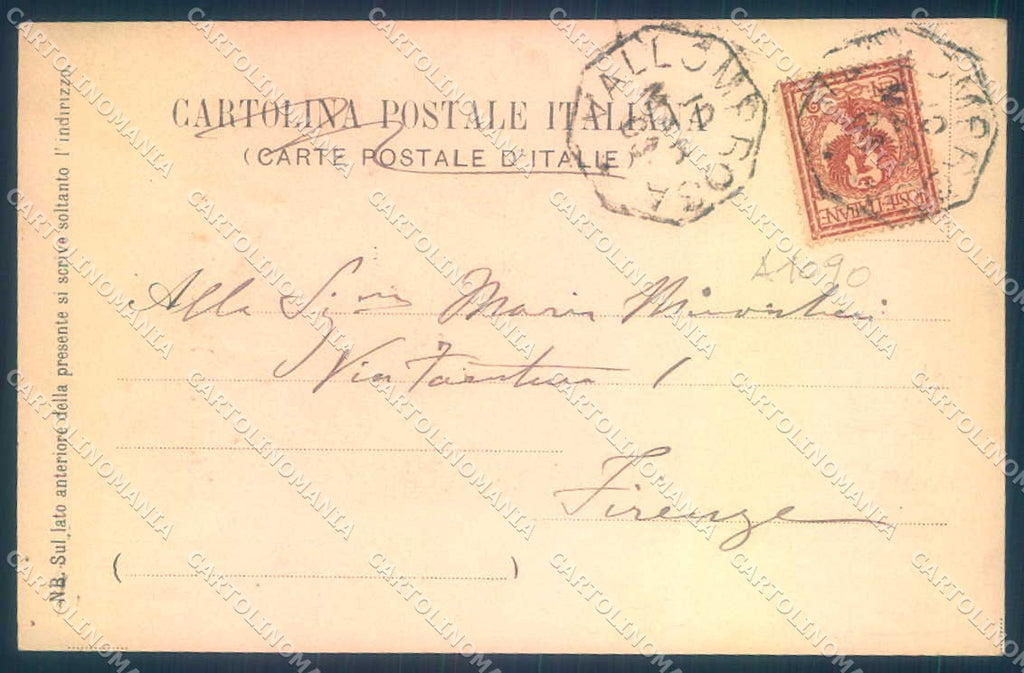 Firenze Vallombrosa Pineider cartolina JK0290 – retro