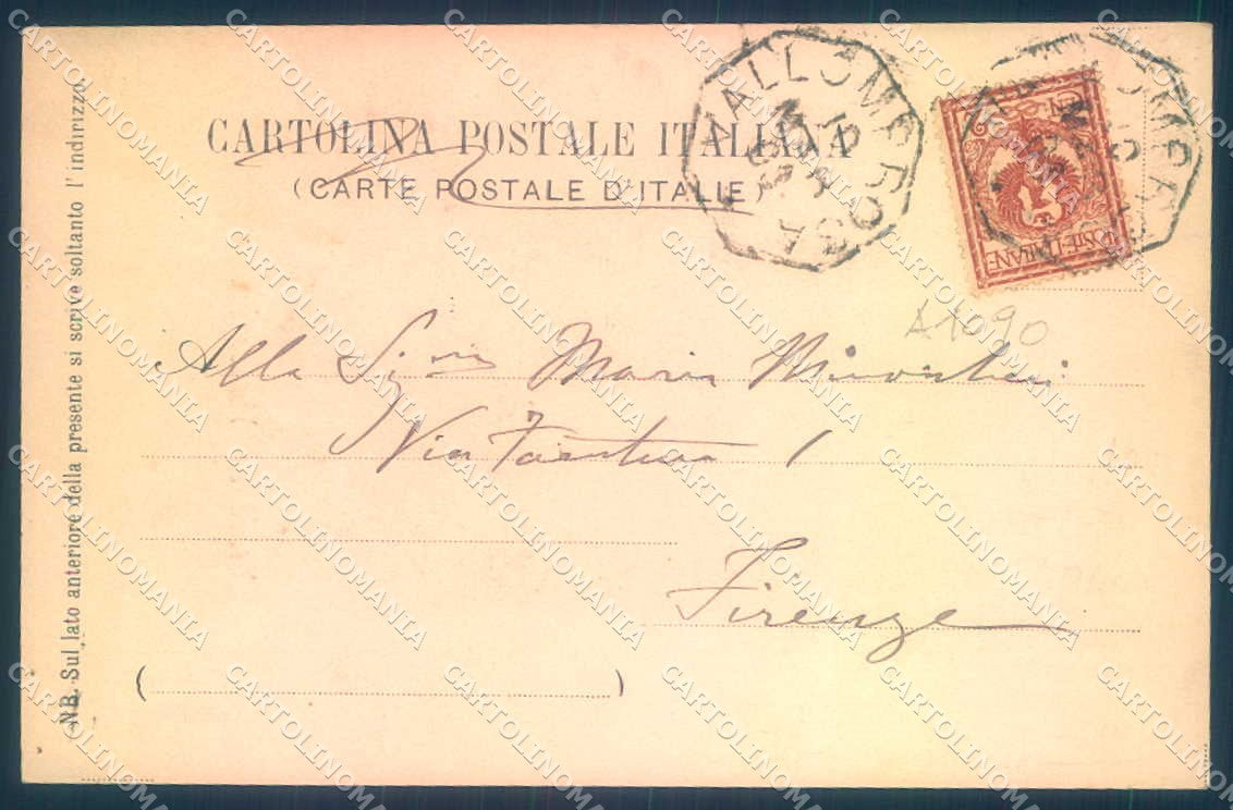 Firenze Vallombrosa Pineider cartolina JK0290 – retro