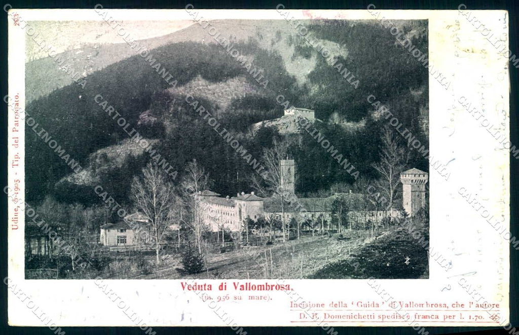 Firenze Vallombrosa cartolina JK0291 – fronte