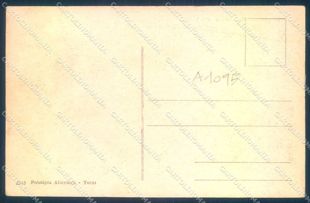 Firenze Vallombrosa Monastero Foresta Alterocca 3945 SCOLLATA cartolina JK0294 – retro