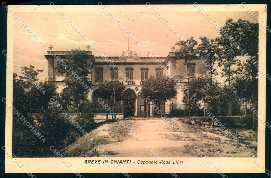 Firenze Greve in Chianti Ospedale Rosa Libri cartolina JK0299 – fronte