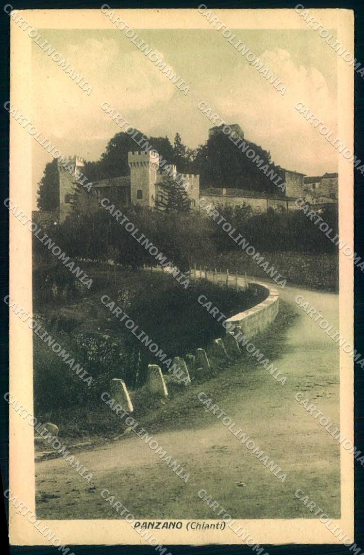 Firenze Panzano Chianti Castello cartolina JK0302 – fronte
