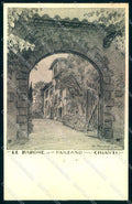 Firenze Panzano Chianti Le Barone Micheli Alinari cartolina JK0303 – fronte