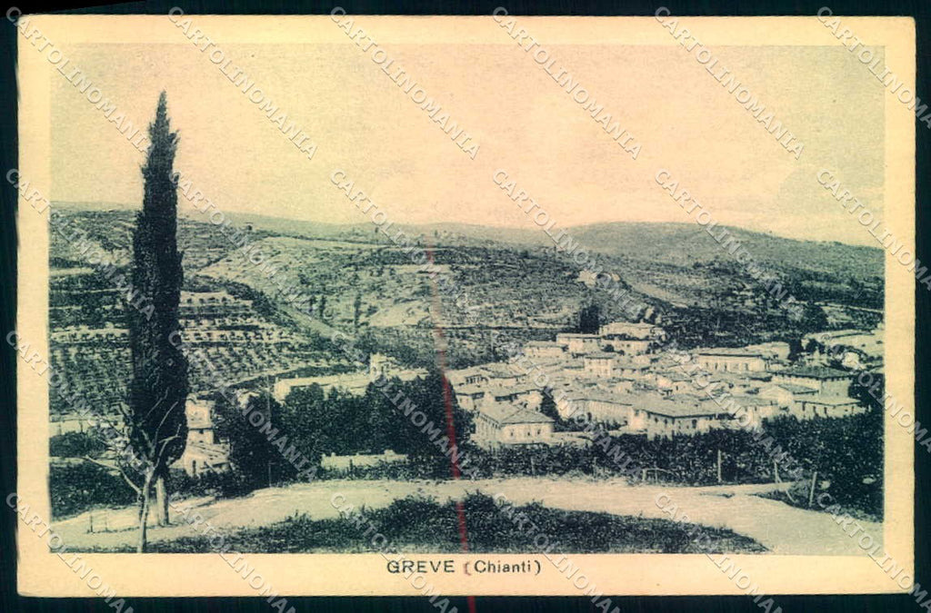 Firenze Greve in Chianti cartolina JK0304 – fronte