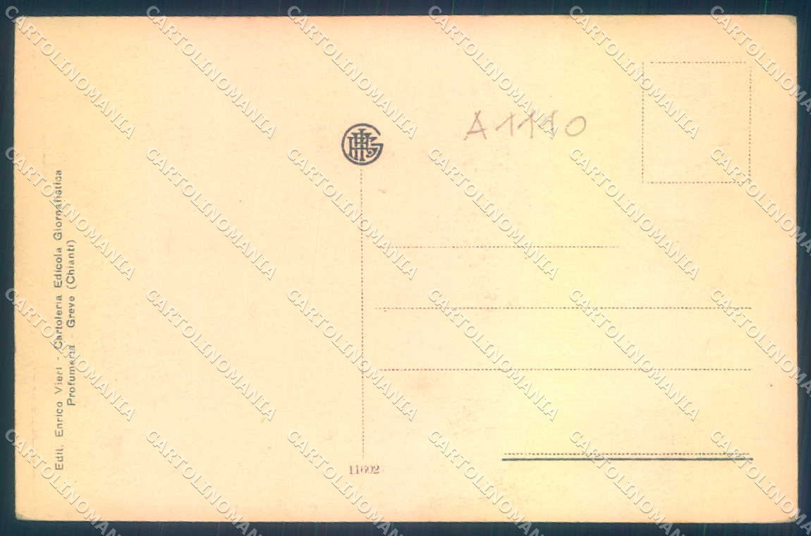 Firenze Greve in Chianti cartolina JK0304 – retro