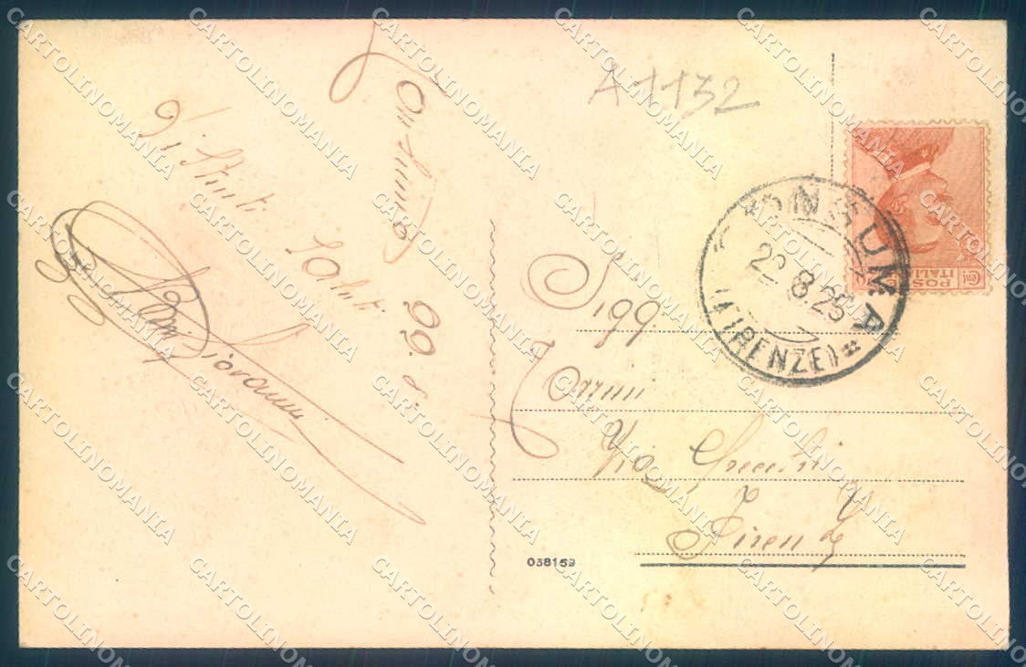 Firenze Consuma cartolina JK0317 – retro