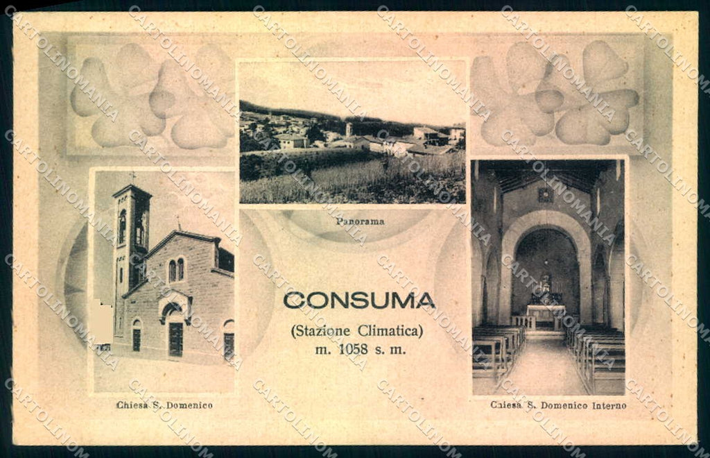 Firenze Consuma Chiesa San Domenico cartolina JK0320 – fronte