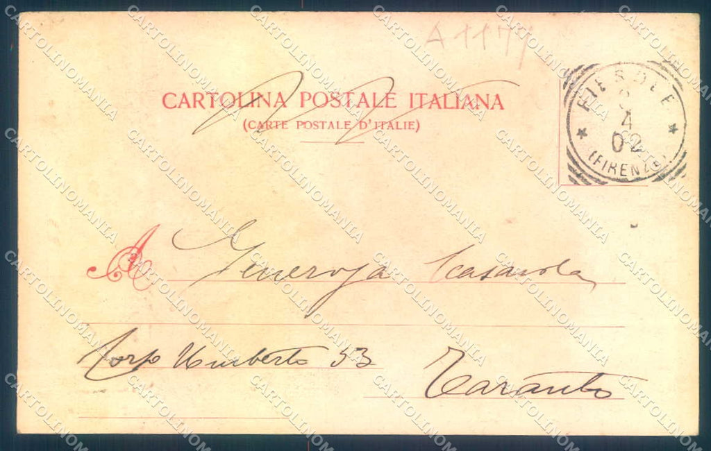 Firenze Fiesole San Domenico cartolina JK0328 – retro