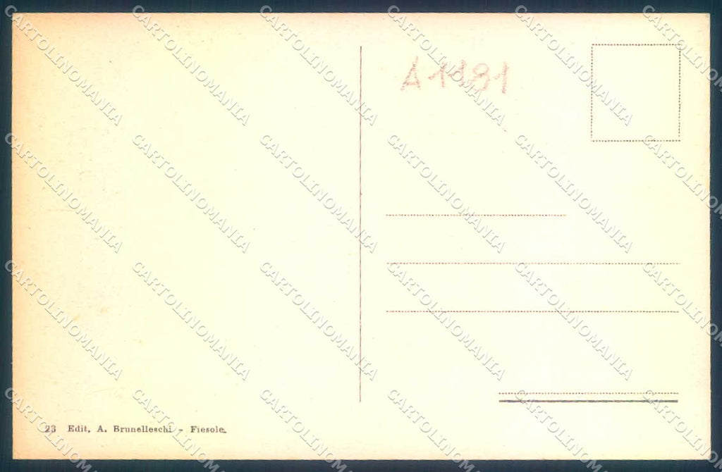Firenze Fiesole Badia Fiesolana cartolina JK0330 – retro