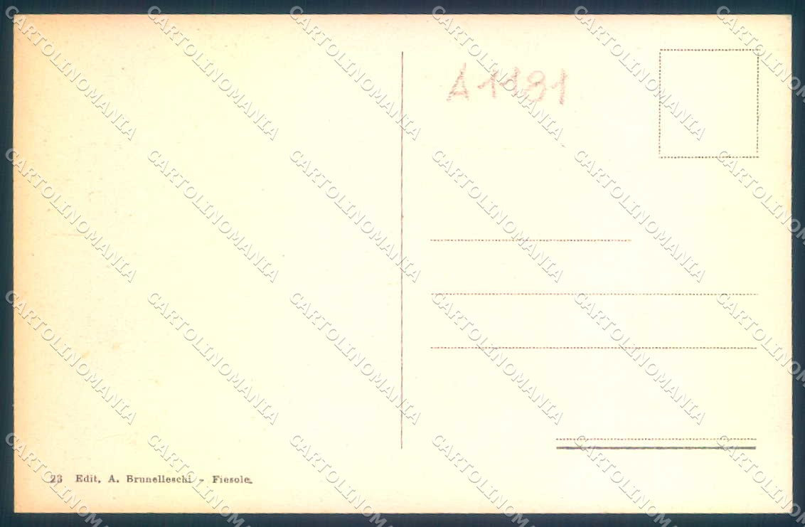 Firenze Fiesole Badia Fiesolana cartolina JK0330 – retro