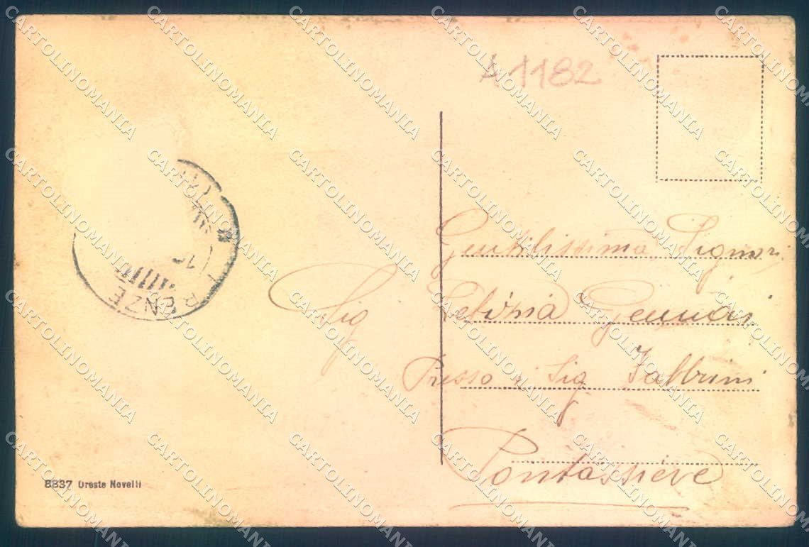 Firenze Fiesole Veduta da San Domenico cartolina JK0331 – retro