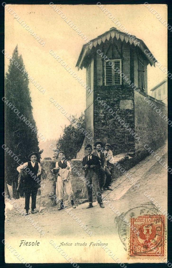 Firenze Fiesole Trabert 143 ABRASA cartolina JK0332 – fronte