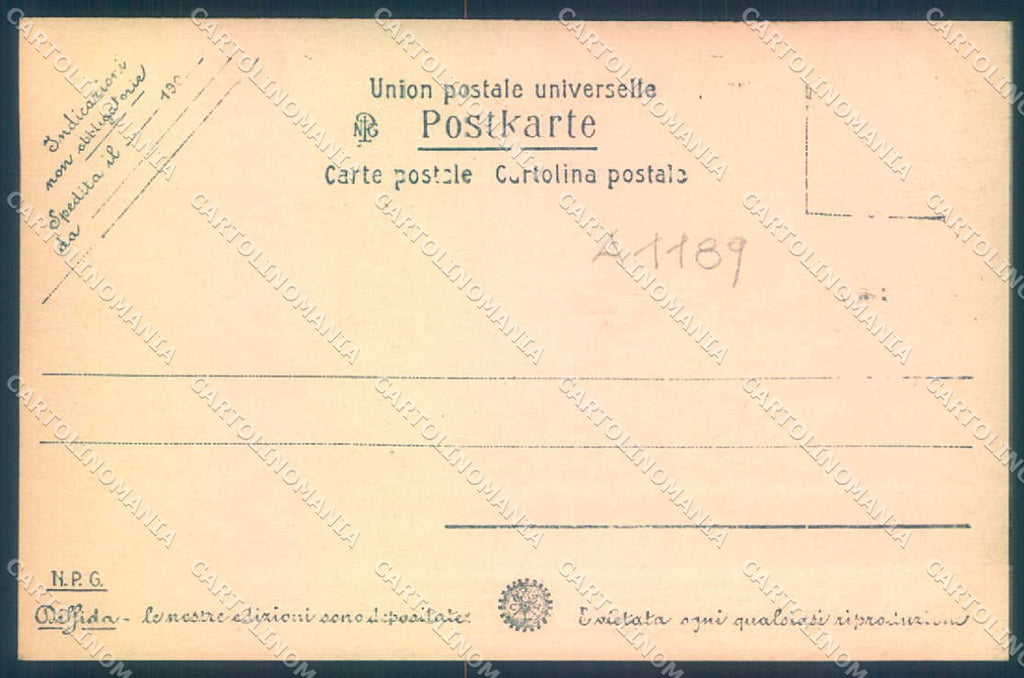 Firenze Fiesole NPG Foto cartolina JK0336 – retro