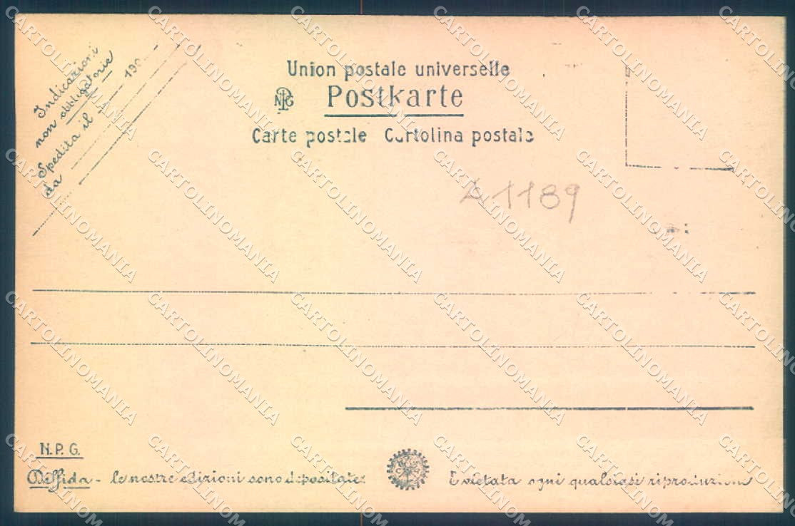 Firenze Fiesole NPG Foto cartolina JK0336 – retro