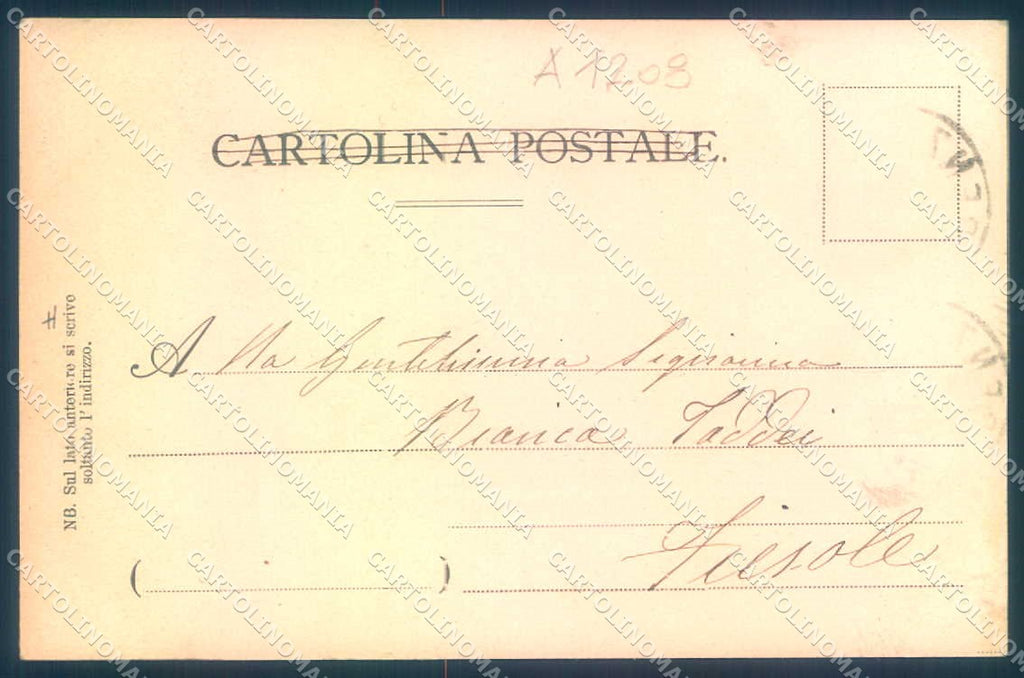 Firenze Fiesole Ponte alla Badia Pineider 637 cartolina JK0349 – retro