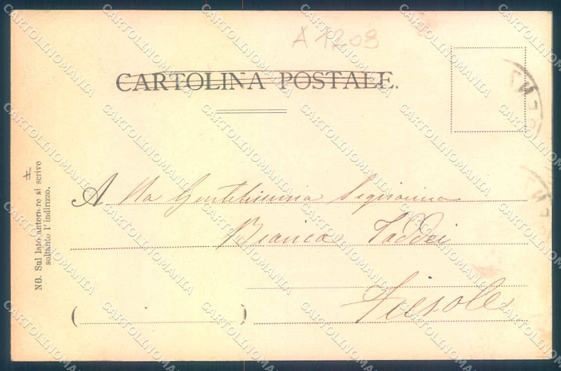 Firenze Fiesole Ponte alla Badia Pineider 637 cartolina JK0349 – retro