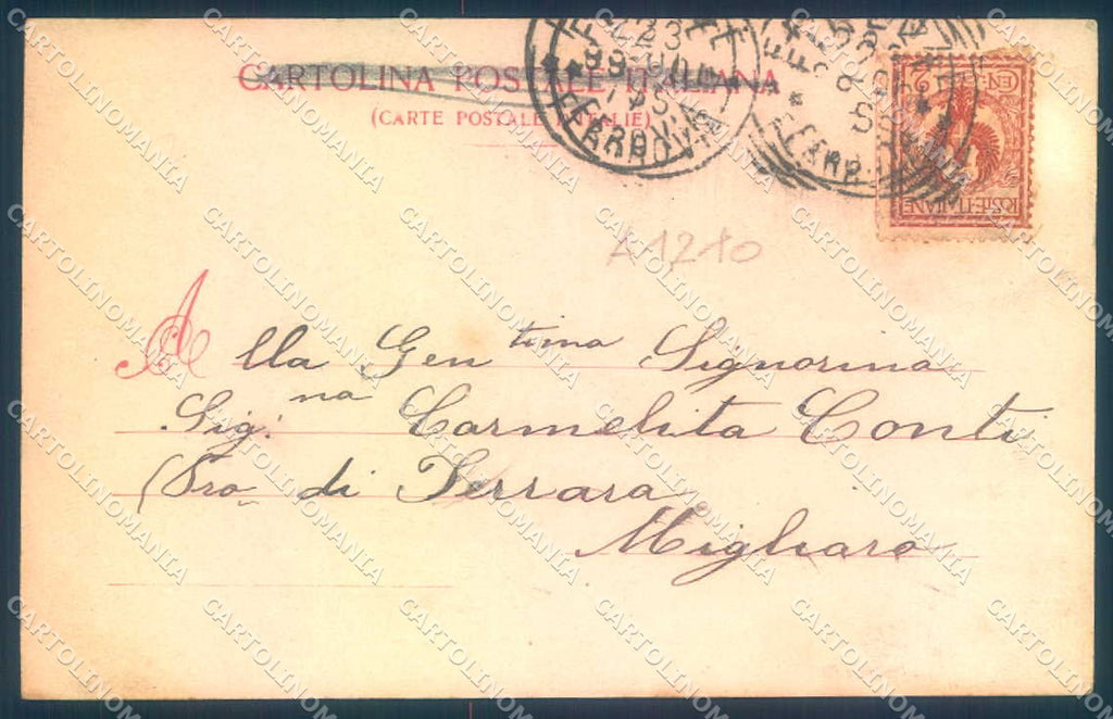 Firenze Fiesole Ponte alla Badia Modiano 2876 cartolina JK0351 – retro