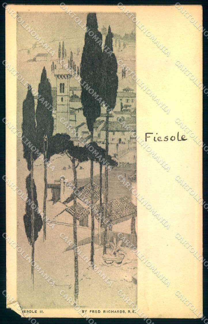 Firenze Fiesole cartolina JK0361 – fronte