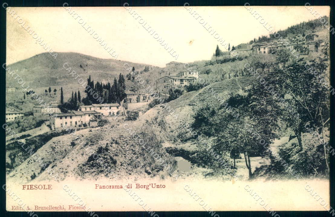 Firenze Fiesole cartolina JK0365 – fronte