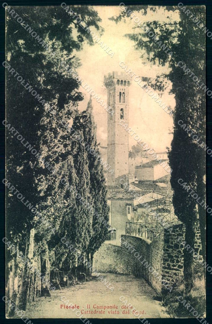 Firenze Fiesole Campanile Cattedrale cartolina JK0368 – fronte