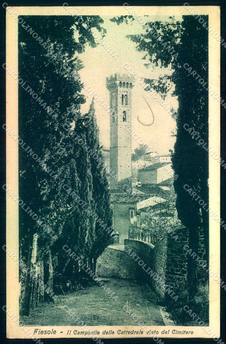 Firenze Fiesole Campanile Cattedrale Brunner 15284 cartolina JK0370 – fronte