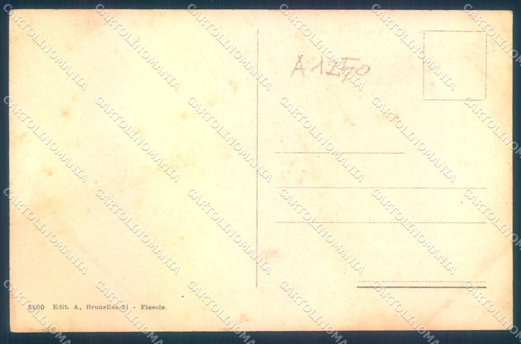 Firenze Fiesole Giardino Marchini cartolina JK0379 – retro
