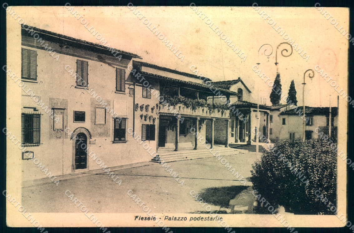 Firenze Fiesole Palazzo Podestarile cartolina JK0381 – fronte