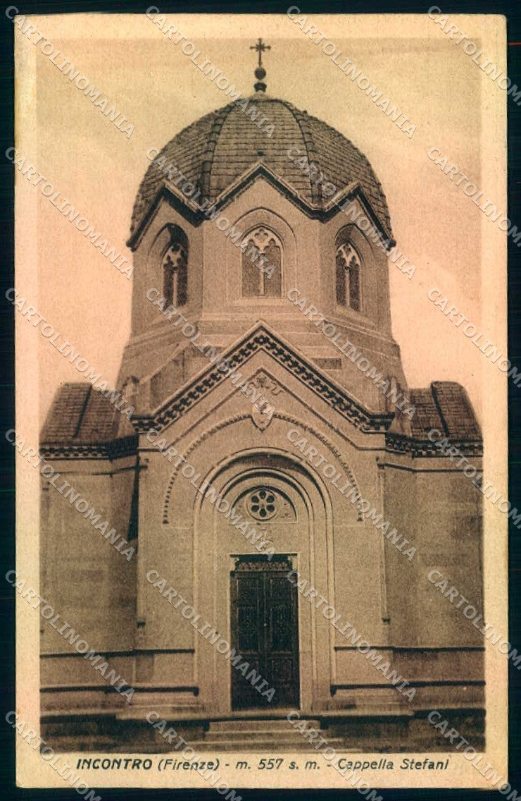 Firenze Incontro Cappella Stefani cartolina JK0395 – fronte
