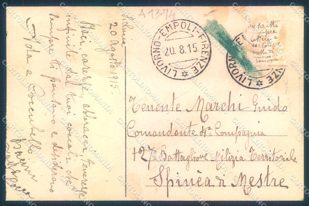 Firenze Lastra a Signa Santa Lucia cartolina JK0421 – retro