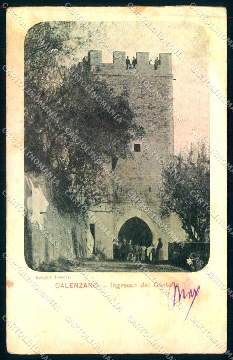 Firenze Calenzano Castello Ingresso cartolina JK0432 – fronte